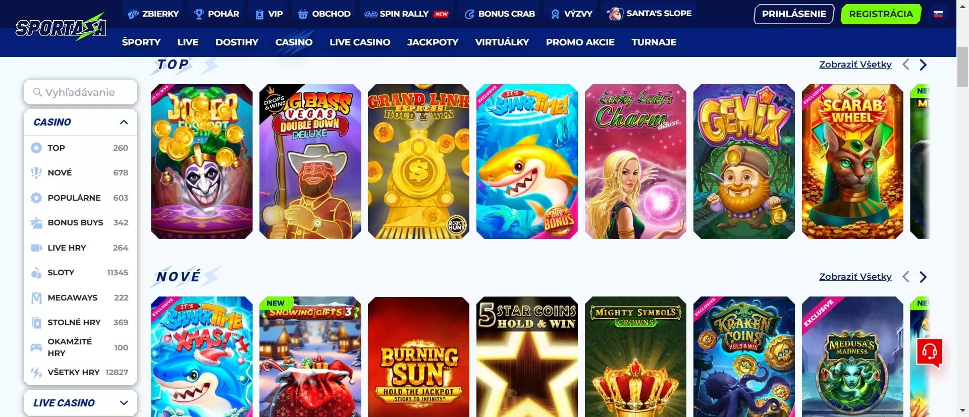 Výherné automaty Sportaza